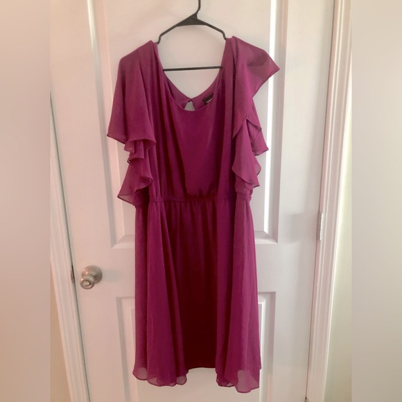 Torrid Mini Chiffon Skater Dress GUC - Picture 4 of 6